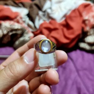 Cincin Akik Mewah Berkelas Batu Kecubung Ametist