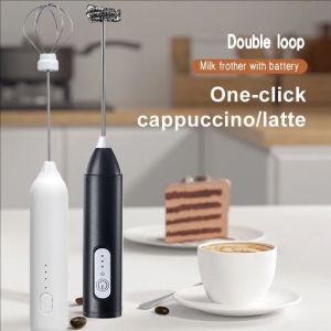 YESPERY Electric Coffee Frother/MILK Whisk Egg Beater MINI Food Blender USB Rechargeable Handheld 3-speeds Espresso Tools