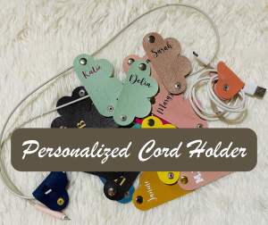 Cable / Cord holder (Personalized)