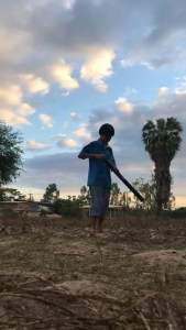 อุปกรณ์ไล่นกลั่นทุ่ง ไซส์ L ยาว85cm. สูตรนัสเดียว ไม่ต้องเขย่า ไม่ต้องปั่น