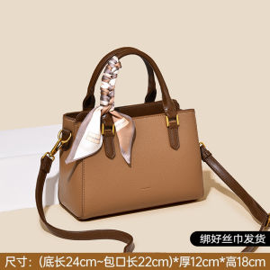 Fashionsman Large Capacity Womens Handbag Commuter Single Shoulder Crossbody Bag Urban Simple Style Soft Surface PU Material