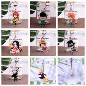 Mặt Dây Chuyền Acrylic Trong Suốt Hai Lớp Cho Anime One Piece Luffy Chìa Khóa Bán Hàng Tại Triển Lãm Phim Hoạt Hình Nhật Bản