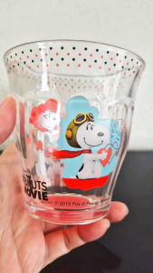 A tumbler (Fifi & Snoopy in a pilot outfit)