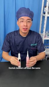 CURVY MOON T6 Electric Ultrasonic High Frequency Vibrating Plaque Remover Tartar Eliminator Dental Stone Removal Tooth Cleaner