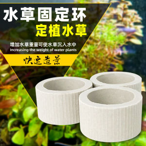 Large And Small Fixed Ring Base Plant Cup for Aquatic Grass Submersible Starter Kit for Beginners Aquarium Equipment