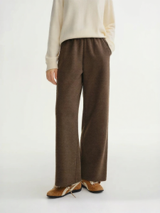 DUSHU | Elastic Waist Loose Slimming Wide Leg Trousers