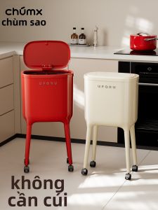 CHUMX | Thùng Rác Có Nắp Di Động Dung Tích Lớn