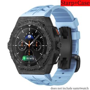 Metal Case+Silicone Strap for Samsung Galaxy Watch 9 8 44mm Breathable Strap for Samsung Watch 8Classic 46mm Replacement Band