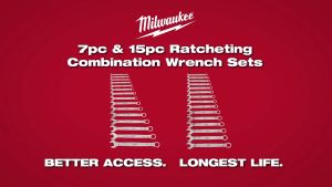 Milwaukee MAXBITE Metric 15Pc Combination Wrench Set - Model 4932-4642-58