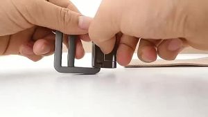 KAHASIL Ikat Pinggang Sabuk Gesper Pria Nylon Kanvas Kepala Besi Panjang 120cm KHBELT1030