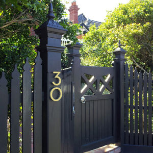 15cm Aluminum Alloy Big Floating House Number Sign Modern Building Signage Outdoor Numbers