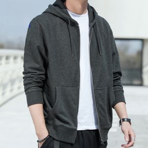 ROMON | เสื้อแจ็คเก็ตคอวีทรงหลวมสไตล์ลำลองสำหรับผู้ชาย ทรงหลวม ปกโปโล แขนยาว ปกโปโล ทรงหลวม ปกโปโล ทรงหลวม