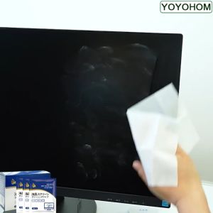 Japan Screen Cleaner Wipes 40s – Para sa Telebisyon Computer Monitor Notebook Tablet – Tanggal Alikabok Fingerprint at Light Smudge – Hindi Kailangan ng Spray o Tela – Streak-Free – COD Available