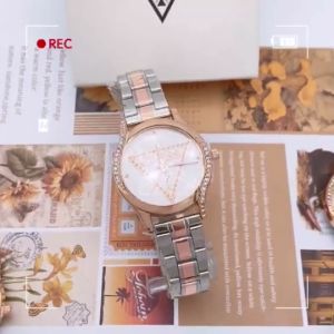 นาฬิกา ผู้หญิง นาฬิกาทางการ หรูหรา ใส่ออกงาน นาฬิกาข้อมือ รุ่น 04585L2 สายนาฬิกา สแตนเลส หน้าปัด 34 มม มี 6 แบบ