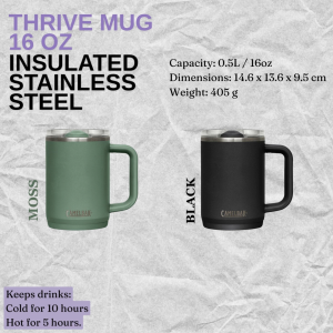 CAMELBAK THRIVE 16 OZ MUG INSULATED STAINLESS STEEL
