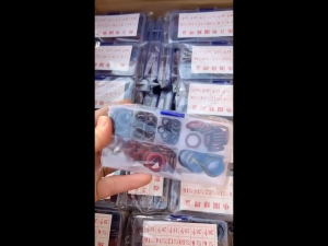 100Pcs M6-16 Sealing Gasket Kit Sealing Ring Combined Washer Seal Set Oil Drain Plug Gasket Kit