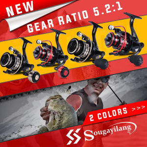 Spinning Fishing Reels 5.2:1 Gear Ratio 1000-4000 Smooth Strong Spinning Reel Fishing Wheel for Fishing Salt Water
