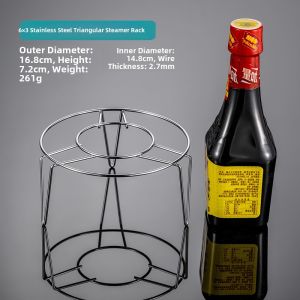 Stainless Steel Steamer Rack High Leg Mini Steaming Grids Pressure Cooker Steamed Vegetable Rack Inner Pot Steaming Grids