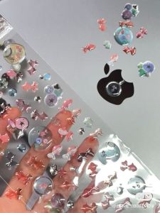 Ohaya  |Gilded Goldfish Stickers 3d Crystal Epoxy Stickers diy Handbook Diary Decorative Stickers Stickers