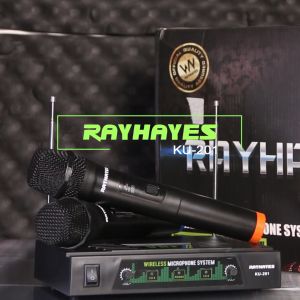 RAYHAYES professional wireless microphone original Dual VHF Handheld mic For karaoke