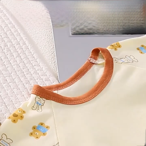 AILEBE 【Local Stock】 100% Cotton Summer Pajamas Set For Kids Casual And Breathable Skin Friendly Gentle Sensitive Durable Sewn With Long Service Life