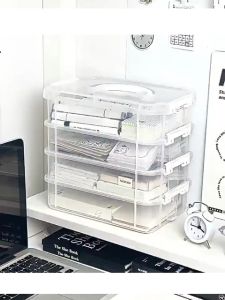 Transparent Plastic Storage Box: An Essential Tool for Organizing Your Kitchen & Makeup
