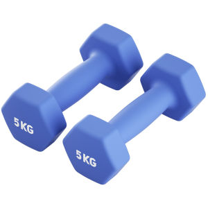 Runwe | Mens Solid Iron Dumbbells 5kg