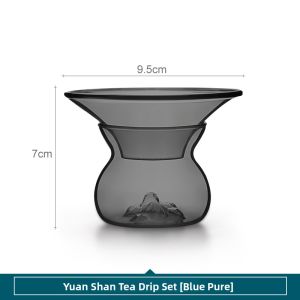 SANXUN | Tea Strainer with Integrated Goblet Glass Tea Filter