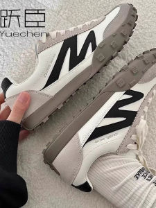 Womens Retro Thick Bottom Sports Casual Shoes Versatile White Agan Sneakers Trendy Flat Heel Cross Buckle Open Toe Rubber Sole