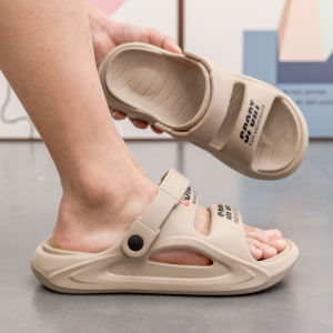 Summer Mens Outdoor Fishing Driving Anti-Slip Wear-Resistant EVA Slippers Casual Sporty Flat Heel Shoe Bottom Youth Footwear