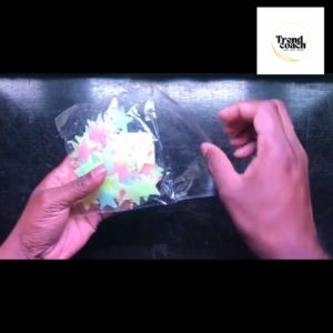 3D Glow in the Dark Star Multicolors Kids Living Room Home Decor