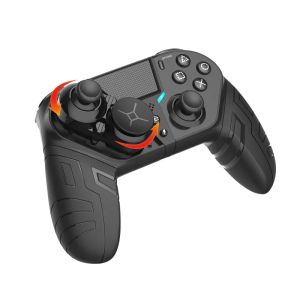 GAMINJA Wireless Controller Dual Vibration Bluetooth Gamepad With Programmable Turbo Function For PS4 Console PC Joystick