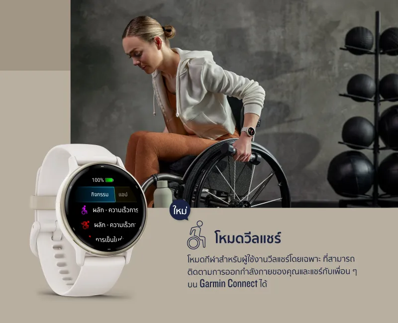 GARMIN Vivoactive 5 นาฬิกา Smart Watch อัจฉริยะเพื่อสุขภาพและไลฟ์สไตล์