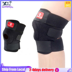 (Lowest Price) 1PC Adjustable Sports Kneepad Men Women Pressurized Elastic Knee Pads Arthritis Joints Protector Fitness Gear Volleyball Basketball Running Patella Guard Protector