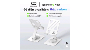 Giá Đỡ Điện Thoại Để Bàn Làm Việc Hợp Kim Nhôm Xoay 360 độ gấp gọn. Kệ Để Điện Thoại Chống Mỏi Cổ