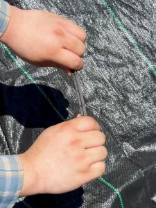 "ส่วนลดสุดคุ้ม"หมุดยึดผ้าคลุมวัชพืช พลาสติกคลุม ขนาด 6.3 นิ้ว 100 ชิ้น คลุมวัชพืช คลุมดิน หมุดยึดผ้าคลุม