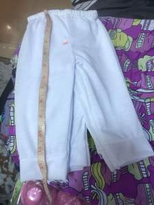 Pajama for New Born/Infant white blended cotton - (selling 6 pcs)