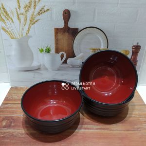 PROMO!!! 12 PCS MANGKUK RAMEN 568 DIAMETER 14 CM TEBAL FOOD GRADE DAN TIDAK BERBAU