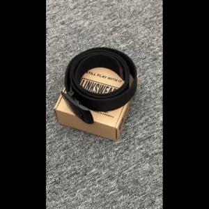 LINKSWEAR Ikat Pinggang Webbing Belt Pria Sabuk Kanvas Ikat Pinggang Sabuk Distro Original Black 04