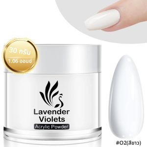 1.06oz/30g สีขาวสีอะคริลิคและผง 2 in 1 ใช้สําหรับเล็บแกะสลัก Salon เล็บเล็บ