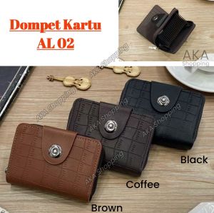 DK DKR03 | Dompet Kartu Uang | Cardholder Resleting Dua Rangkap Model Terbaru