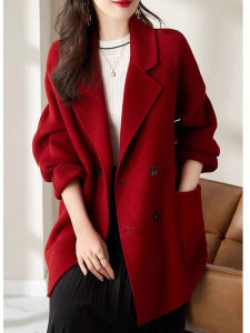 High-End Fall Stylish Niche Popular Casual Mid-Length Coat