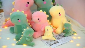Boneka Dinosaurus lucu ukuran 35cm stuffed Bahan halus Lembut boneka viral murah SNI