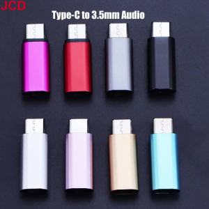 JCD 1pc Type-C Adapter Male Type C To Female 3.5mm Adapter for Macbook Xiaomi Huawei Honour 3.5mm Wired Earphone Adapter Support