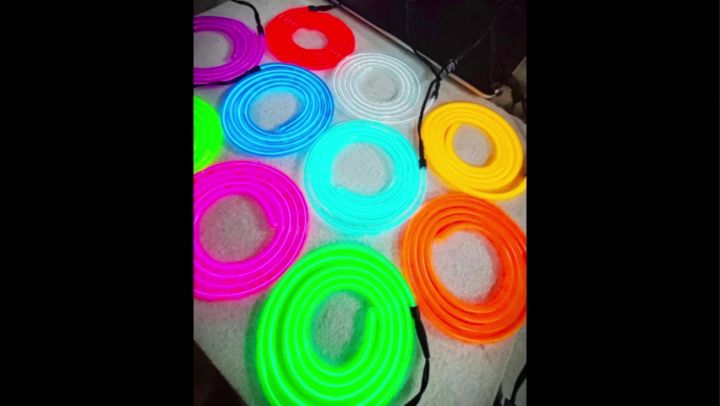 5mm EL Wire Neon Light Strip LED Neon Flex Plug And Play Rope Light for Custom Neon Signs 1M/3M/5M