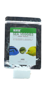 สาหร่ายทะเลอบแห้ง สำหรับปลาทะเล 10 แผ่น | อาหารปลาทะเลธรรมชาติ