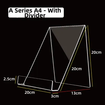Acrylic Clear Colored Book Display Stand