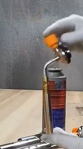 Nasara High Quality Copper Blow Torch Brazing Welding Fire Maker Flame Gun Torch Butane Gas Soldering Rods & Flux / Pemetik Api