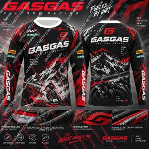 Áo Đấu Xe Địa Hình GASGAS Factory Racing Dành Cho Nam Tay Dài Chất Liệu Nhanh Khô Dùng Cho Xe Mô Tô Địa Hình Đua Đường Trường Đua Đường Mòn.