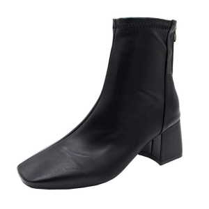 Height-Increasing Women Leather Boots